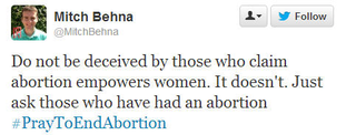 Illustration for article titled #PrayToEndAbortion is trending on Twitter...
